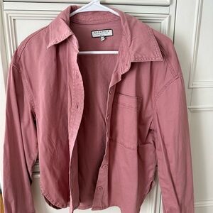 Bagatelle Dusty Rose Jean Jacket